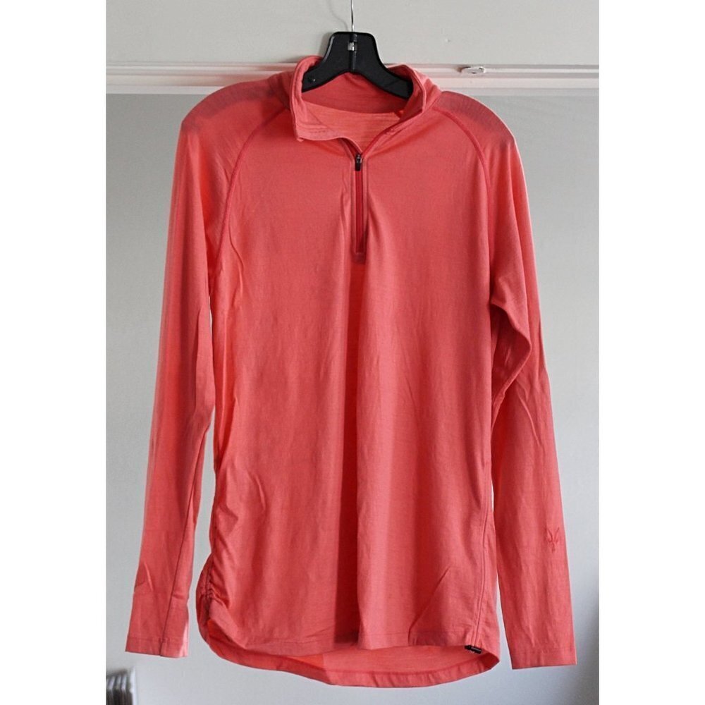 Ibex - Women's 1/4-Zip Pullover with Side Pulls - Medium